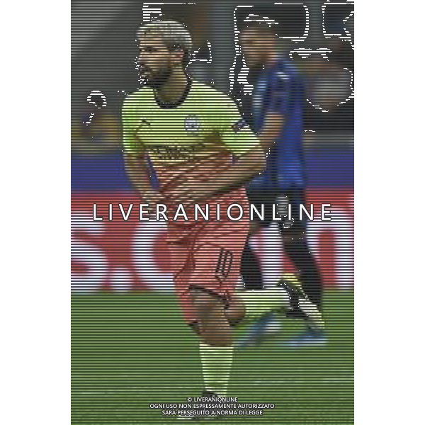 Sergio Aguero (Manchester City) Atalanta vs Manchester City UEFA Champions League fase a gironi 4° giornata gruppo C Milano 6-11-2019 Stadio Giuseppe Meazza - San Siro foto Roberto Garavaglia - ag. Aldo Liverani sas