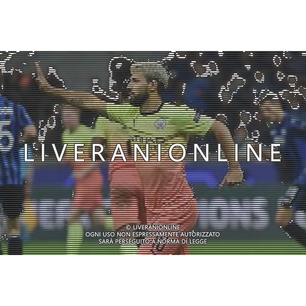 Sergio Aguero (Manchester City) Atalanta vs Manchester City UEFA Champions League fase a gironi 4° giornata gruppo C Milano 6-11-2019 Stadio Giuseppe Meazza - San Siro foto Roberto Garavaglia - ag. Aldo Liverani sas