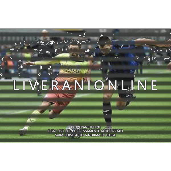 Bernardo Silva (Manchester City) SX e Berat Djimsiti (Atalanta) DX Atalanta vs Manchester City UEFA Champions League fase a gironi 4° giornata gruppo C Milano 6-11-2019 Stadio Giuseppe Meazza - San Siro foto Roberto Garavaglia - ag. Aldo Liverani sas