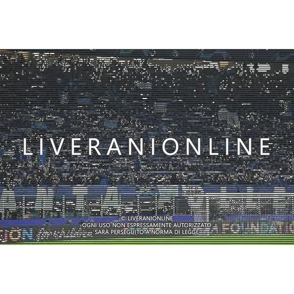 tifosi dell’Atalanta Atalanta vs Manchester City UEFA Champions League fase a gironi 4° giornata gruppo C Milano 6-11-2019 Stadio Giuseppe Meazza - San Siro foto Roberto Garavaglia - ag. Aldo Liverani sas