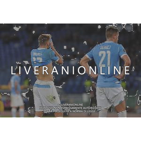 Lazio vs Celtic Europa League - 4 giornata Stadio Olimpico - Roma 07-11-2019 nella foto Delusione Lazio FOTO FEDERICO GAETANO-AG ALDO LIVERANI SAS