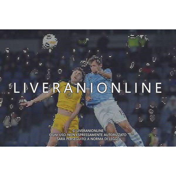Lazio vs Celtic Europa League - 4 giornata Stadio Olimpico - Roma 07-11-2019 nella foto Lulic e McGregor FOTO FEDERICO GAETANO-AG ALDO LIVERANI SAS