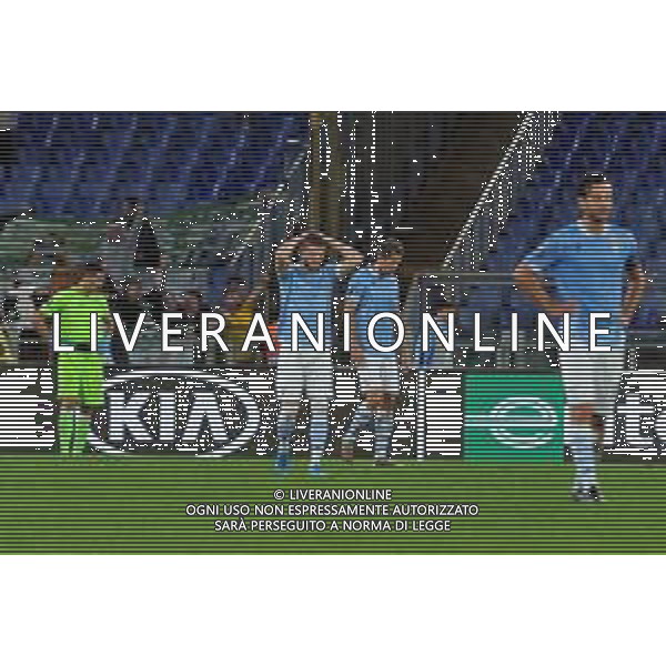 Lazio vs Celtic Europa League - 4 giornata Stadio Olimpico - Roma 07-11-2019 nella foto Delusione Lazio FOTO FEDERICO GAETANO-AG ALDO LIVERANI SAS