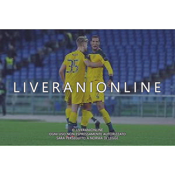 Lazio vs Celtic Europa League - 4 giornata Stadio Olimpico - Roma 07-11-2019 nella foto Esultanza finale Celtic FOTO FEDERICO GAETANO-AG ALDO LIVERANI SAS