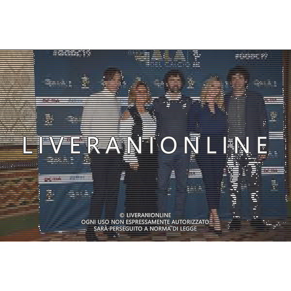 Conferenza Stampa Presentazione Gran Gala\' del Calcio AIC, Milano 08.11.2019 nella foto Davide Oldani Chef, Manuela Ronchi, Damiano Tommasi, Diletta Leotta e Demetrio Albertini ©Gazzaniga/AGENZIA ALDO LIVERANI SAS
