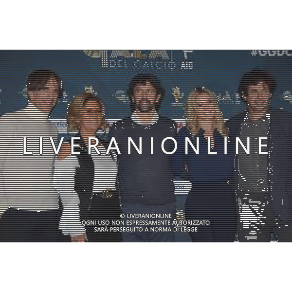 Conferenza Stampa Presentazione Gran Gala\' del Calcio AIC, Milano 08.11.2019 nella foto Davide Oldani Chef, Manuela Ronchi, Damiano Tommasi, Diletta Leotta e Demetrio Albertini ©Gazzaniga/AGENZIA ALDO LIVERANI SAS