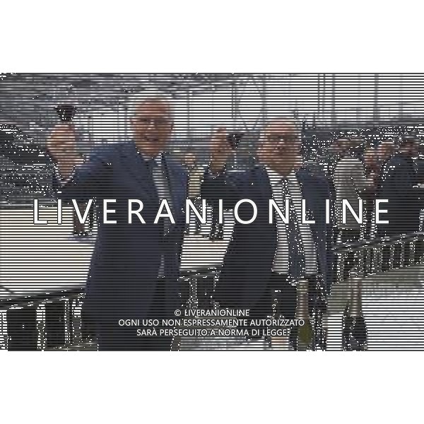 Evento Padiglione 30 Fiera Bologna, Italia 08/11/2019 Presentazione e inaugurazione struttura basket Virtus Segafredo Nella foto: 081119 - Presentazione e inaugurazione struttura campo da basket Virtus Segafredo al padiglione 30 della fiera - MASSIMO ZANETTI PADRONE VIRTUS E SERMASI PRESIDENTE VIRTUS ©Alessio Marini/AGENZIA ALDO LIVERANI SAS