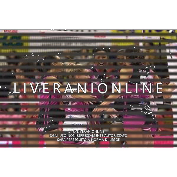 Campionato Italiano di Volley Serie A1 Femminile 2019/2020 Busto Arsizio, Italia 10/11/2019 Unet E-Work Busto Arsizio vs Golden Tulip Volalto 2.0 Caserta Nella foto: esultanza - Golden Tulip Volalto 2.0 Caserta FOTO ELISA CALABRESE-ALESSIO MARINI-AG ALDO LIVERANI SAS
