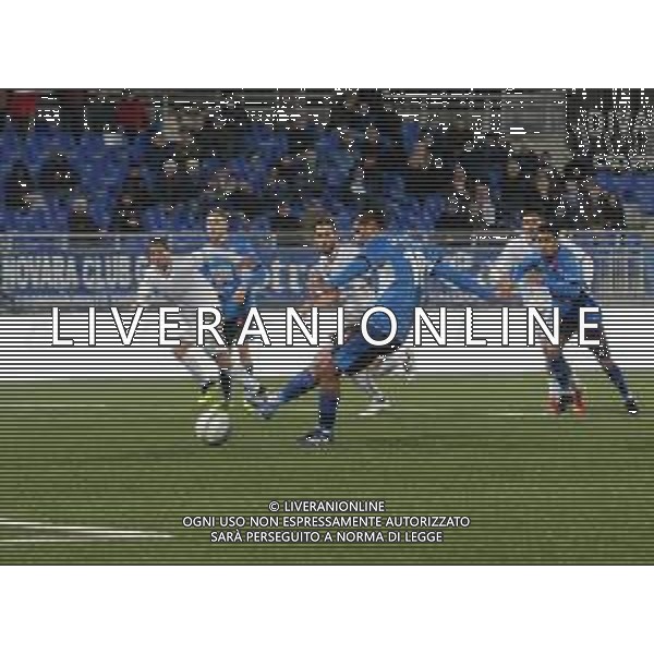 Novara 10-11-2019 Stadio Silvio Piola- Campionato Lega Pro Gir A - 14° giornata Novara-Como nella foto: Bortolussi Mattia realizza il rigore foto Antonio Saia - Ag. Aldo Liverani sas