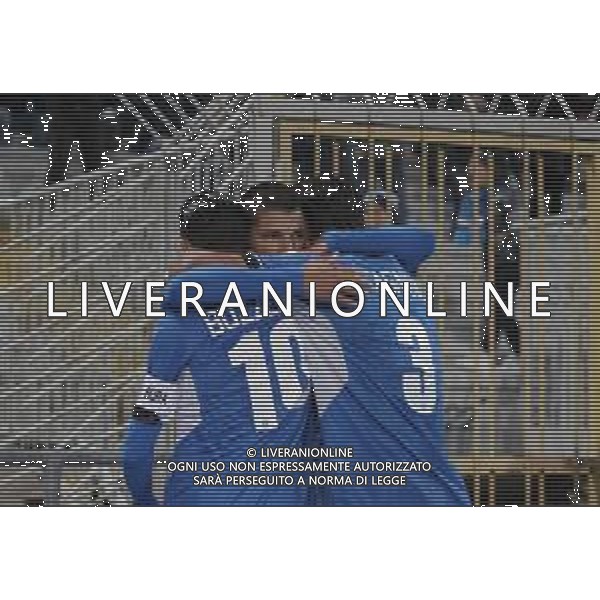 Novara 10-11-2019 Stadio Silvio Piola- Campionato Lega Pro Gir A - 14° giornata Novara-Como nella foto:Bortolussi Mattia esultanza foto Antonio Saia - Ag. Aldo Liverani sas