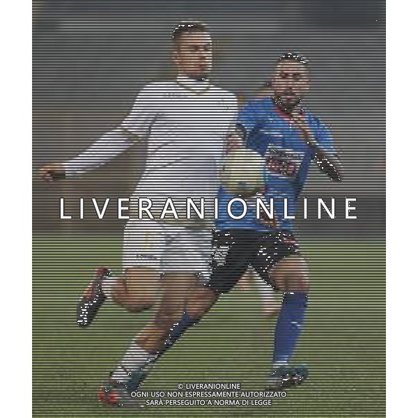 Novara 10-11-2019 Stadio Silvio Piola- Campionato Lega Pro Gir A - 14° giornata Novara-Como nella foto: Bovolon Piscitella Giammario foto Antonio Saia - Ag. Aldo Liverani sas