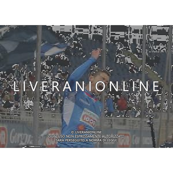 Novara 10-11-2019 Stadio Silvio Piola- Campionato Lega Pro Gir A - 14° giornata Novara-Como nella foto: Bortolussi Mattia esultanza foto Antonio Saia - Ag. Aldo Liverani sas