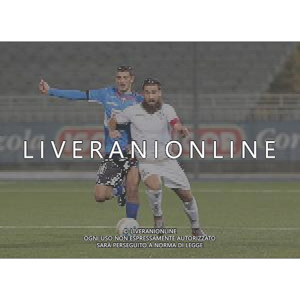Novara 10-11-2019 Stadio Silvio Piola- Campionato Lega Pro Gir A - 14° giornata Novara-Como nella foto: Bortolussi Mattia Toninelli Dario foto Antonio Saia - Ag. Aldo Liverani sas