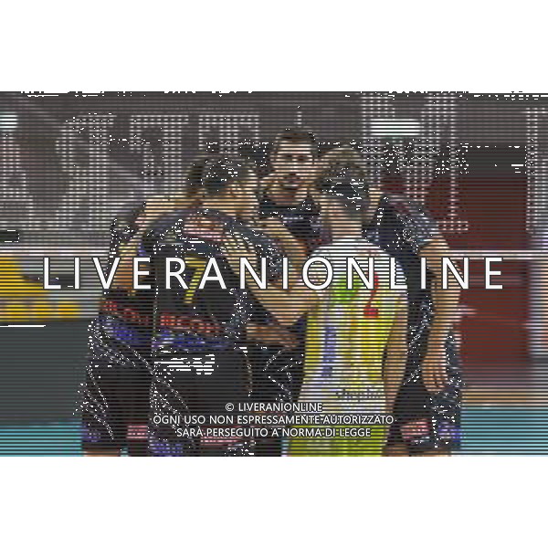 Campionato Italiano di Volley Superlega Serie A 2019/2020 Sora, Italia 10/11/2019 Globo Banca Popolare del Frusinate Sora - Kioene Padova Nella foto: Globo Banca Popolare del Frusinate Sora squadra FOTO CARLO CAPPUCCITTI-ALESSIO MARINI-AG ALDO LIVERANI SAS