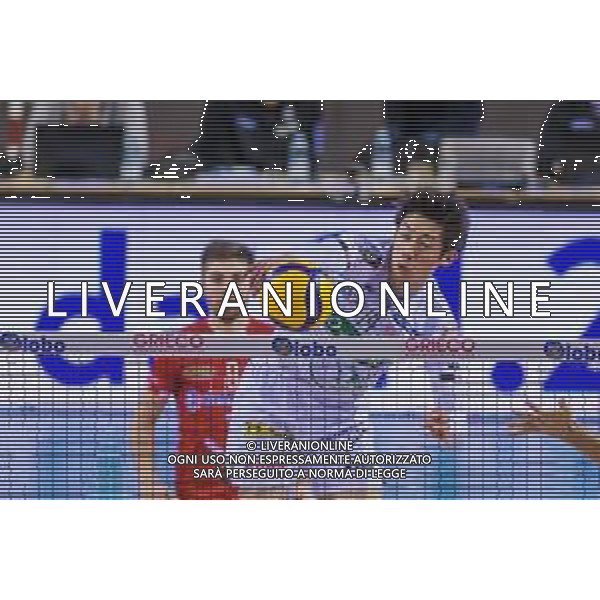 Campionato Italiano di Volley Superlega Serie A 2019/2020 Sora, Italia 10/11/2019 Globo Banca Popolare del Frusinate Sora - Kioene Padova Nella foto: Ishikawa Yuki schiacciatore (Kioene Padova) in schiacciata FOTO CARLO CAPPUCCITTI-ALESSIO MARINI-AG ALDO LIVERANI SAS