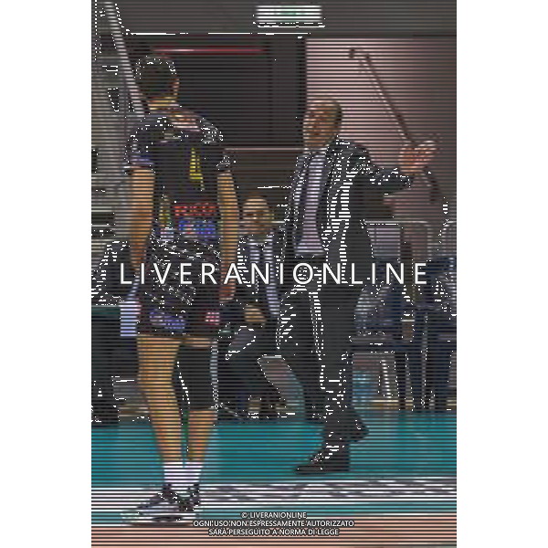 Campionato Italiano di Volley Superlega Serie A 2019/2020 Sora, Italia 10/11/2019 Globo Banca Popolare del Frusinate Sora - Kioene Padova Nella foto: Colucci Maurizio Allenatore (Globo Banca Popolare del Frusinate Sora) FOTO CARLO CAPPUCCITTI-ALESSIO MARINI-AG ALDO LIVERANI SAS