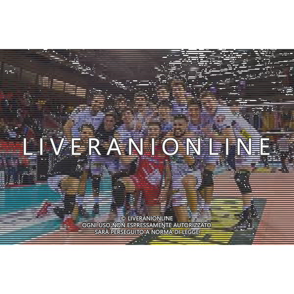 Campionato Italiano di Volley Superlega Serie A 2019/2020 Sora, Italia 10/11/2019 Globo Banca Popolare del Frusinate Sora - Kioene Padova Nella foto: Kioene Padova esultanza finale FOTO CARLO CAPPUCCITTI-ALESSIO MARINI-AG ALDO LIVERANI SAS