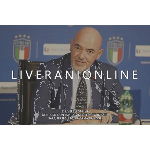 Raduno della Nazionale Italiana di Calcio a Corverciano prima delle sfide contro Bosnia e Armenia 11/11/2019 - nella foto: Marco Brunelli in conferenza stampa ©Claudio Zamagni/Agenzia Aldo Liverani s.a.s.