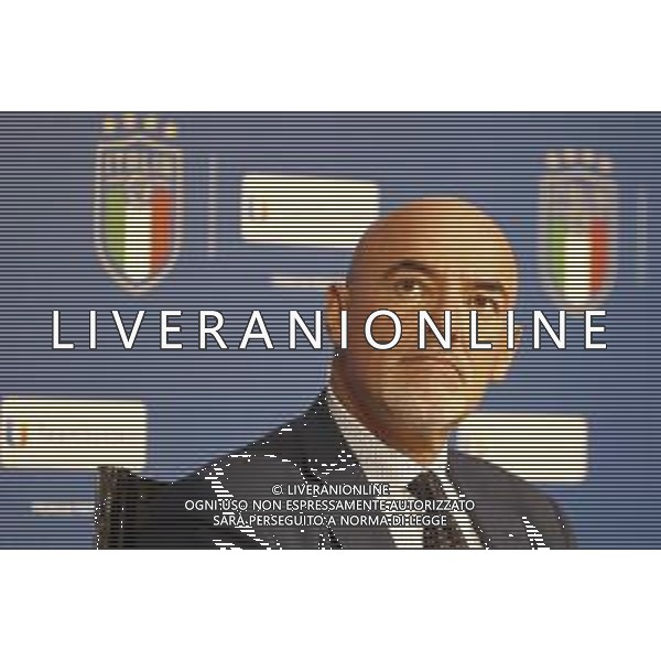 Raduno della Nazionale Italiana di Calcio a Corverciano prima delle sfide contro Bosnia e Armenia 11/11/2019 - nella foto: Marco Brunelli in conferenza stampa ©Claudio Zamagni/Agenzia Aldo Liverani s.a.s.