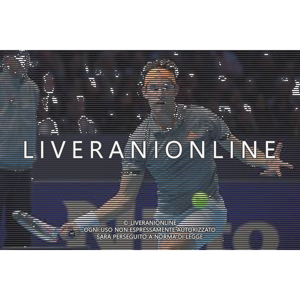 Internazionali di Tennis London, Italia 10/11/2019 Nitto ATP Finals - Tournament round - Roger Federer vs Dominic Thiem Nella foto: Dominic Thiem FOTO ROBERTO ZANETTIN-ALESSIO MARINI-AG ALDO LIVERANI SAS