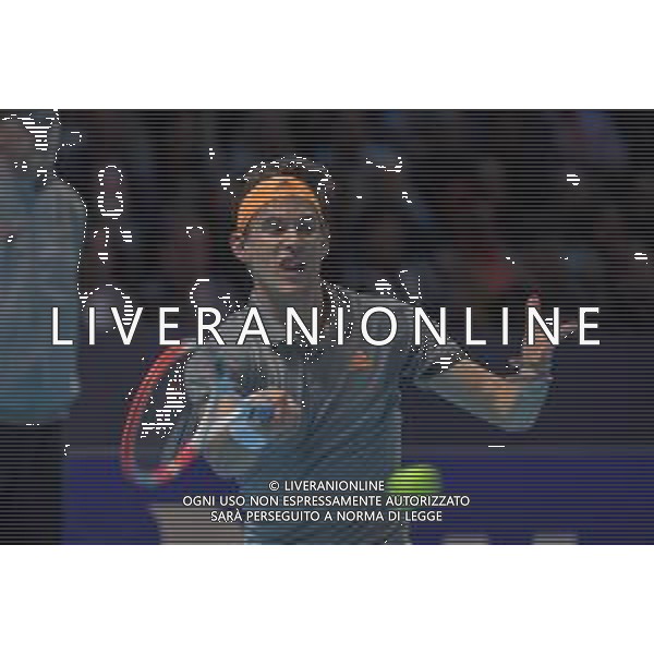 Internazionali di Tennis London, Italia 10/11/2019 Nitto ATP Finals - Tournament round - Roger Federer vs Dominic Thiem Nella foto: Dominic Thiem FOTO ROBERTO ZANETTIN-ALESSIO MARINI-AG ALDO LIVERANI SAS