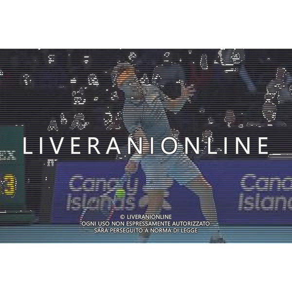 Internazionali di Tennis London, Italia 10/11/2019 Nitto ATP Finals - Tournament round - Roger Federer vs Dominic Thiem Nella foto: Dominic Thiem FOTO ROBERTO ZANETTIN-ALESSIO MARINI-AG ALDO LIVERANI SAS