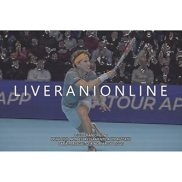 Internazionali di Tennis London, Italia 10/11/2019 Nitto ATP Finals - Tournament round - Roger Federer vs Dominic Thiem Nella foto: Dominic Thiem FOTO ROBERTO ZANETTIN-ALESSIO MARINI-AG ALDO LIVERANI SAS