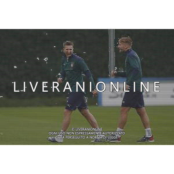 Raduno della Nazionale Italiana di Calcio a Corverciano prima delle sfide contro Bosnia e Armenia 11/11/2019 - nella foto: federico bernardeschi e ciro immobile ©Claudio Zamagni/Agenzia Aldo Liverani s.a.s.