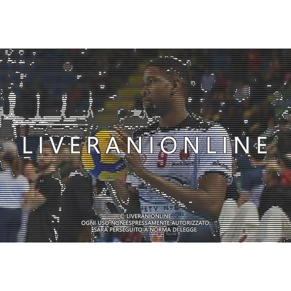 Campionato Italiano di Volley Superlega Serie A 2019/2020 Civitanova, Italia 10/11/2019 Cucine Lube Civitanova vs Sir Safety Conad Perugia Nella foto: Leon Venero Wilfredo (Sir Safety Conad Perugia) FOTO ROBERTO BARTOMEOLI-ALESSIO MARINI-AG ALDO LIVERANI SAS