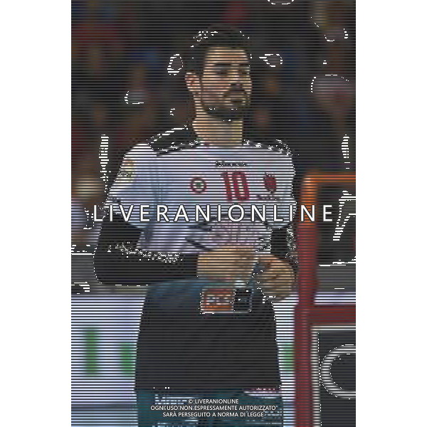 Campionato Italiano di Volley Superlega Serie A 2019/2020 Civitanova, Italia 10/11/2019 Cucine Lube Civitanova vs Sir Safety Conad Perugia Nella foto: Lanza Filippo (Sir Safety Conad Perugia) FOTO ROBERTO BARTOMEOLI-ALESSIO MARINI-AG ALDO LIVERANI SAS