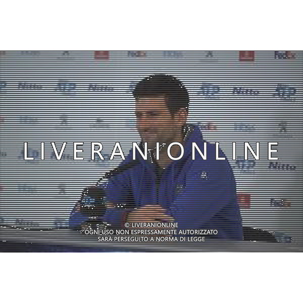 Internazionali di Tennis London, Italia 10/11/2019 Nitto ATP Finals Nella foto: DJOKOVIC NOVAK FOTO ROBERTO ZANETTIN-ALESSIO MARINI-AG ALDOLIVERANI SAS