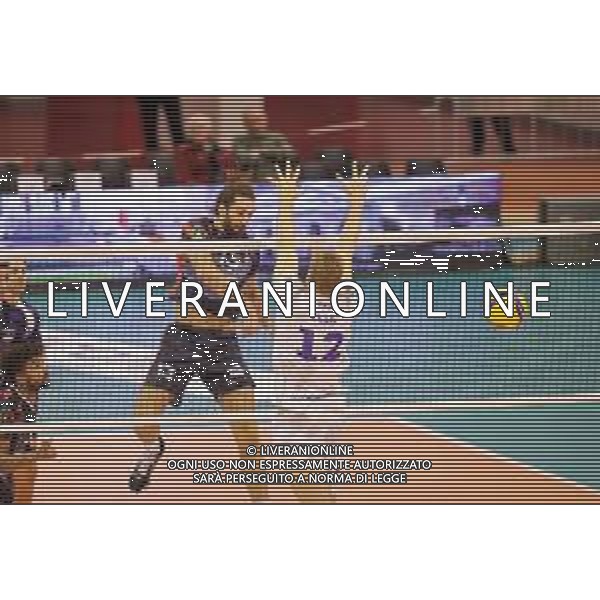 Campionato Italiano di Volley Superlega Serie A 2019/2020 Latina, Italia 10/11/2019 Top Volley Latina vs Vero Volley Monza Nella foto: attacco Thomas Beretta FOTO LUIGI MARIANI-ALESSIO MARINI-AG ALDO LIVERANI SAS
