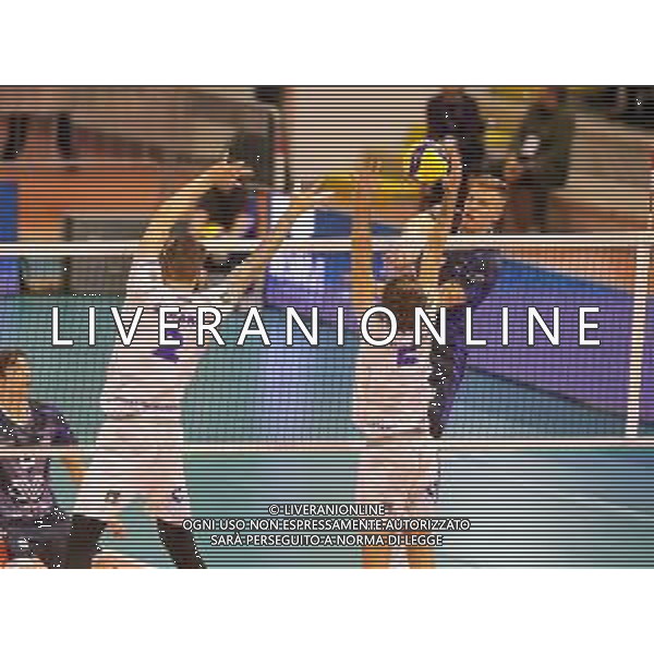 Campionato Italiano di Volley Superlega Serie A 2019/2020 Latina, Italia 10/11/2019 Top Volley Latina vs Vero Volley Monza Nella foto: attacco Donovan Dzavoronok FOTO LUIGI MARIANI-ALESSIO MARINI-AG ALDO LIVERANI SAS