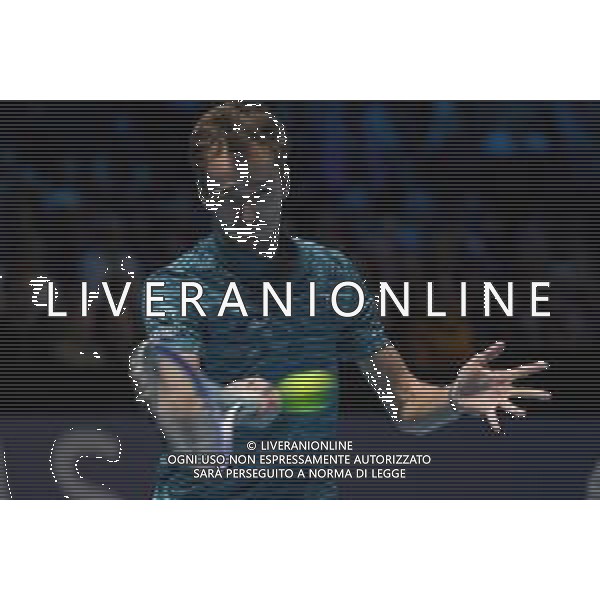 Internazionali di Tennis Londra, Italia 11/11/2019 Nitto ATP Finals - Tournament Round - Daniil Medvedev vs Stefanos Tsitsipas Nella foto: Danil Medvedev (Rus) foto roberto zanettin-alessio marini-ag aldo liverani sas