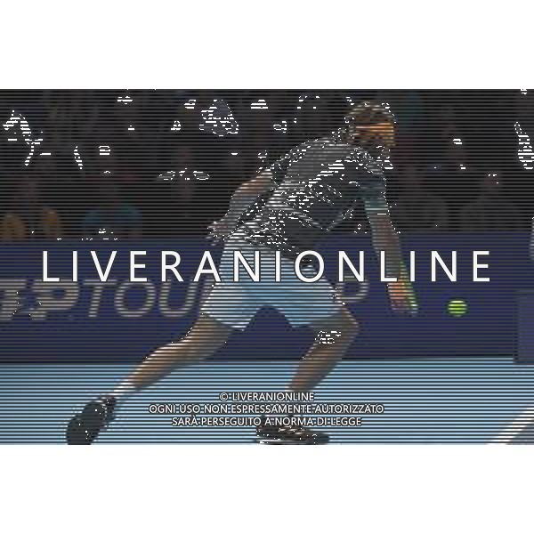 Internazionali di Tennis Londra, Italia 11/11/2019 Nitto ATP Finals - Tournament Round - Daniil Medvedev vs Stefanos Tsitsipas Nella foto: Stefanos Tsitsipas (GRE) foto roberto zanettin-alessio marini-ag aldo liverani sas
