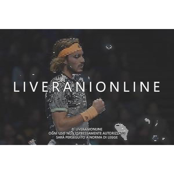 Internazionali di Tennis Londra, Italia 11/11/2019 Nitto ATP Finals - Tournament Round - Daniil Medvedev vs Stefanos Tsitsipas Nella foto: Stefanos Tsitsipas (GRE) foto roberto zanettin-alessio marini-ag aldo liverani sas