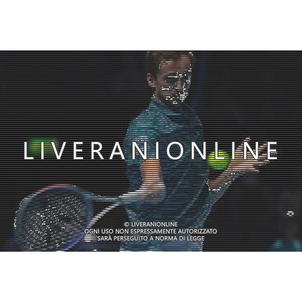 Internazionali di Tennis Londra, Italia 11/11/2019 Nitto ATP Finals - Tournament Round - Daniil Medvedev vs Stefanos Tsitsipas Nella foto: Danil Medvedev (Rus) foto roberto zanettin-alessio marini-ag aldo liverani sas