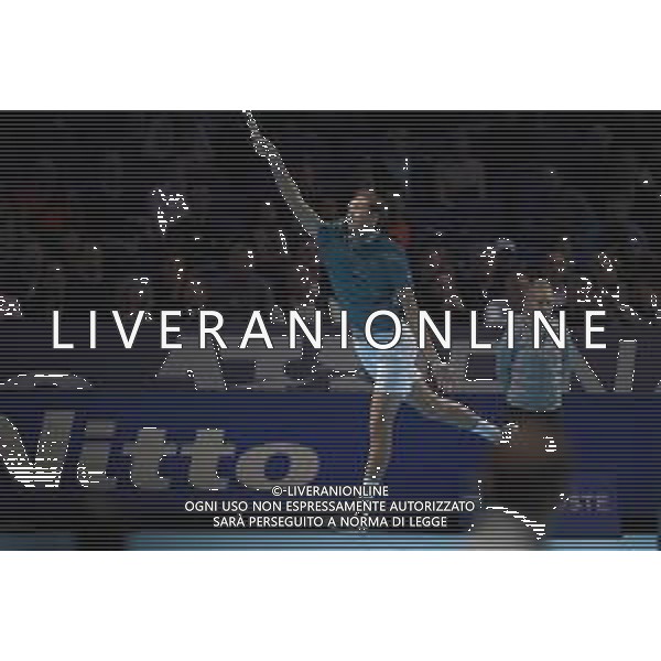 Internazionali di Tennis Londra, Italia 11/11/2019 Nitto ATP Finals - Tournament Round - Daniil Medvedev vs Stefanos Tsitsipas Nella foto: Stefanos Tsitsipas (GRE) foto roberto zanettin-alessio marini-ag aldo liverani sas