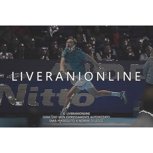 Internazionali di Tennis Londra, Italia 11/11/2019 Nitto ATP Finals - Tournament Round - Daniil Medvedev vs Stefanos Tsitsipas Nella foto: Stefanos Tsitsipas (GRE) foto roberto zanettin-alessio marini-ag aldo liverani sas