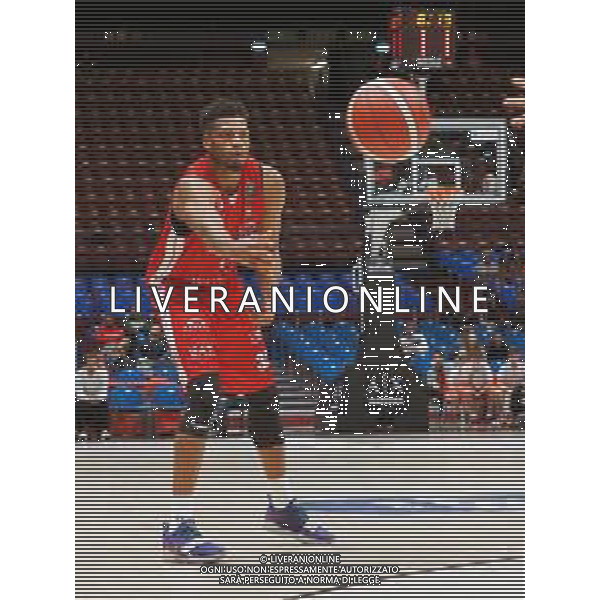 Campionato di Basket Serie A 2019/2020 Milano, Italia 11/11/2019 AX Armani Exchange Olimpia Milano vs OriOra Pistoia Nella foto: Brooks dell’AX Armani passa la palla foto savino paolella-alessio marini-ag aldo liverani sas
