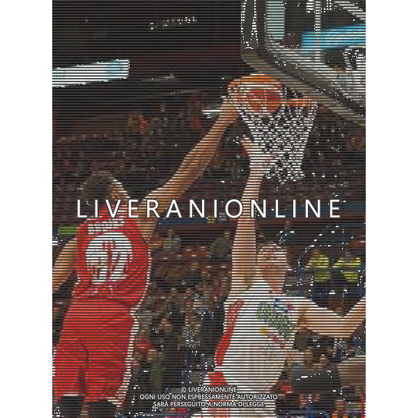 Campionato di Basket Serie A 2019/2020 Milano, Italia 11/11/2019 AX Armani Exchange Olimpia Milano vs OriOra Pistoia Nella foto: Brandt di Pistoia ostacolato da Brooks dell’AX Armani Milano foto savino paolella-alessio marini-ag aldo liverani sas
