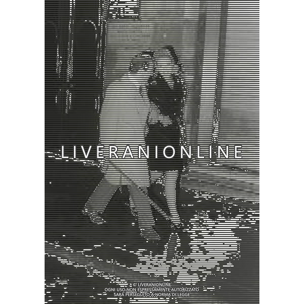 RETROSPETTIVA ALICE KESSLER BALLERINA NELLA FOTO ALICE KESSLER NELL\'ANNO 1968 CON ENRICO MARIA SALERNO AG ALDO LIVERANI SAS 