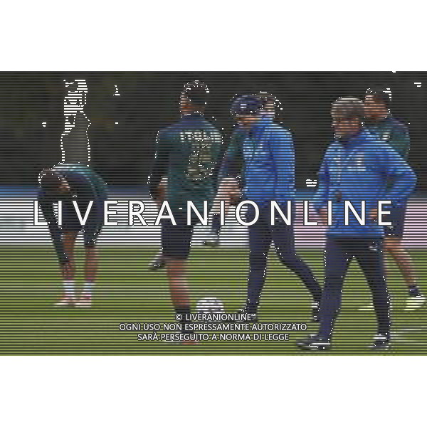 Raduno della Nazionale Italiana di Calcio a Corverciano prima delle sfide contro Bosnia e Armenia 11/11/2019 - nella foto: Roberto Mancini ©Claudio Zamagni/Agenzia Aldo Liverani s.a.s.