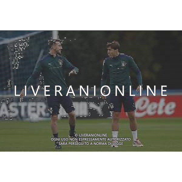 Raduno della Nazionale Italiana di Calcio a Corverciano prima delle sfide contro Bosnia e Armenia 11/11/2019 - nella foto: gaetano castrovilli e federico chiesa ©Claudio Zamagni/Agenzia Aldo Liverani s.a.s.