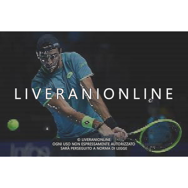 Internazionali di Tennis Londra, Italia 12/11/2019 Nitto ATP Finals - Singles - Roger Federer Vs Matteo Berrettin Nella foto: Matteo Berettini (Ita) FOTO ROBERTO ZANETTIN-ALESSIO MARINI-AG ALDO LIVERANI SAS