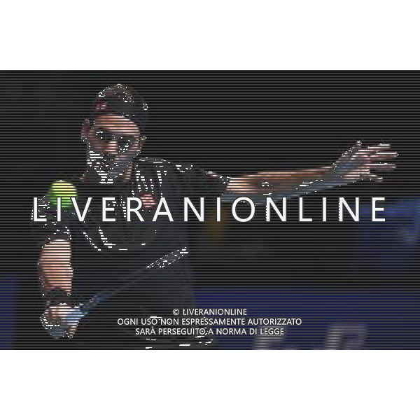 Internazionali di Tennis Londra, Italia 12/11/2019 Nitto ATP Finals - Singles - Roger Federer Vs Matteo Berrettin Nella foto: Roger Federer (SUI) FOTO ROBERTO ZANETTIN-ALESSIO MARINI-AG ALDO LIVERANI SAS