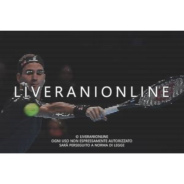 Internazionali di Tennis Londra, Italia 12/11/2019 Nitto ATP Finals - Singles - Roger Federer Vs Matteo Berrettin Nella foto: Roger Federer (SUI) FOTO ROBERTO ZANETTIN-ALESSIO MARINI-AG ALDO LIVERANI SAS