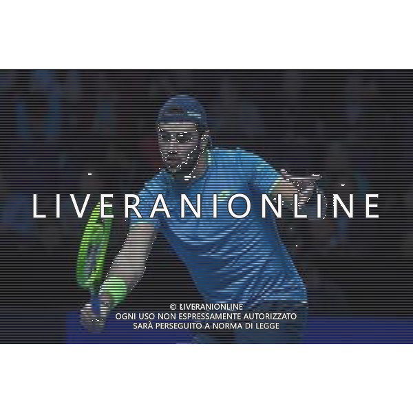 Internazionali di Tennis Londra, Italia 12/11/2019 Nitto ATP Finals - Singles - Roger Federer Vs Matteo Berrettin Nella foto: Matteo Berettini (Ita) FOTO ROBERTO ZANETTIN-ALESSIO MARINI-AG ALDO LIVERANI SAS