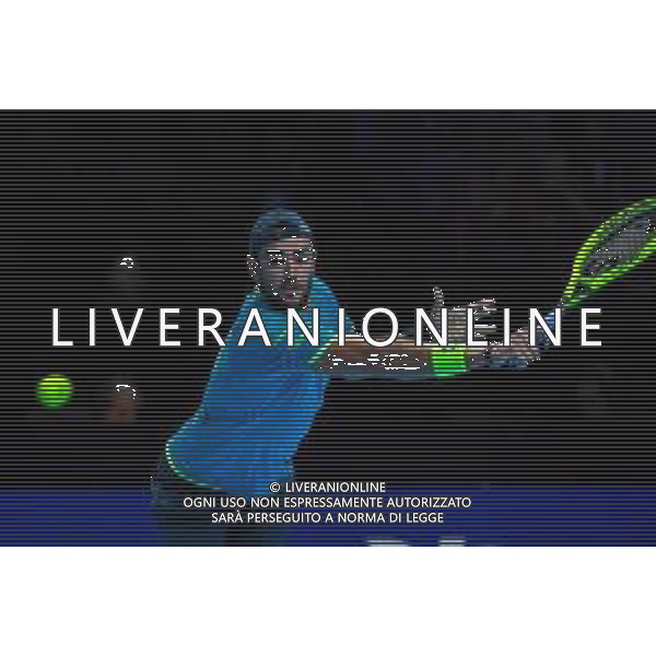Internazionali di Tennis Londra, Italia 12/11/2019 Nitto ATP Finals - Singles - Roger Federer Vs Matteo Berrettin Nella foto: Matteo Berettini (Ita) FOTO ROBERTO ZANETTIN-ALESSIO MARINI-AG ALDO LIVERANI SAS