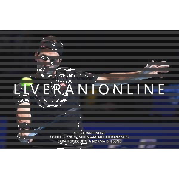 Internazionali di Tennis Londra, Italia 12/11/2019 Nitto ATP Finals - Singles - Roger Federer Vs Matteo Berrettin Nella foto: Roger Federer (SUI) FOTO ROBERTO ZANETTIN-ALESSIO MARINI-AG ALDO LIVERANI SAS